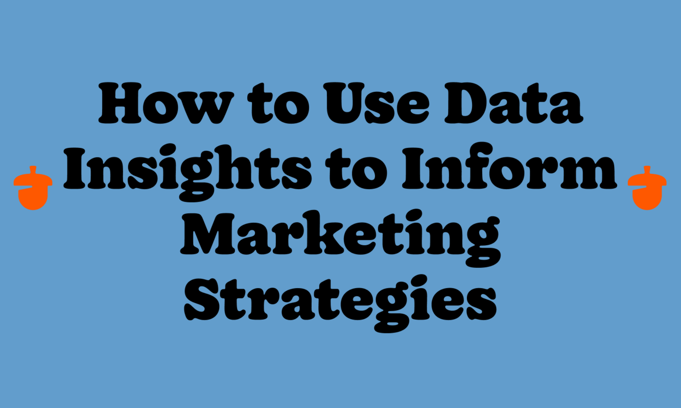 How to Use Data Insights to Inform Marketing Strategies