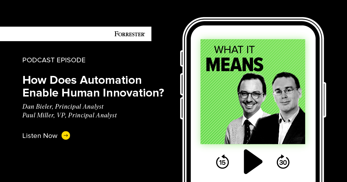 How Does Automation Enable Human Innovation?