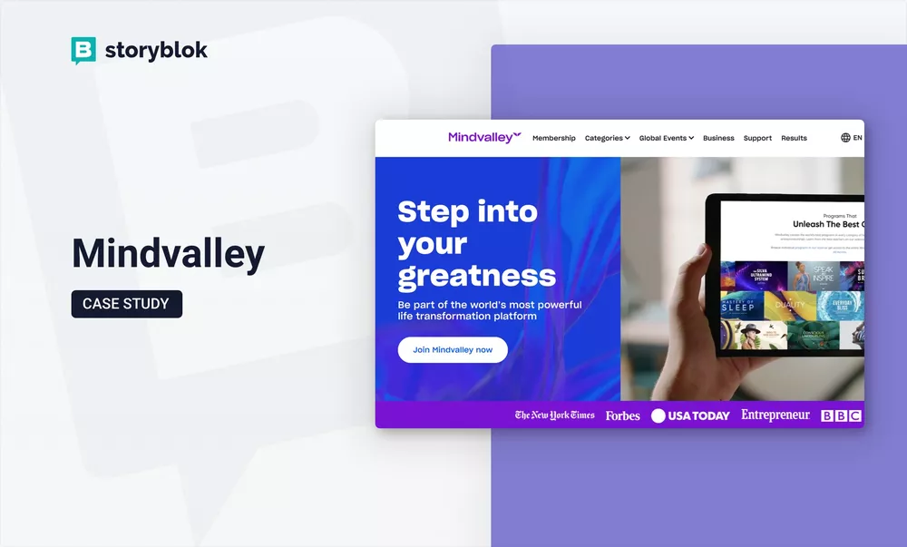 EdTech disruptor Mindvalley launches digital experiences on Storyblok's CMS to transform 20 million lives