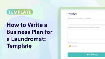 Business Plan For A Laundromat Templates: How To Write & Examples