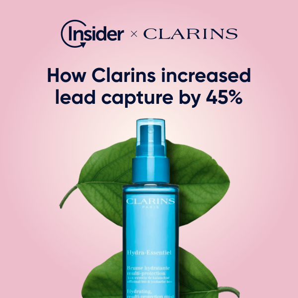 How Clarins increased lead capture by 45%