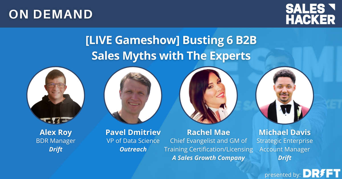 [LIVE Gameshow] Busting 6 B2B Sales Myths with The Experts