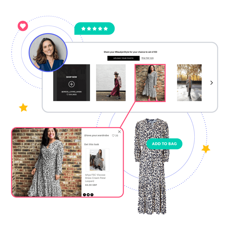 Isabella Oliver and Baukjen inspire customer journeys with Bazaarvoice Galleries