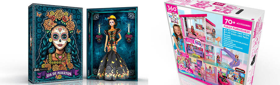Mattel revolutionizes package design for Barbie.
