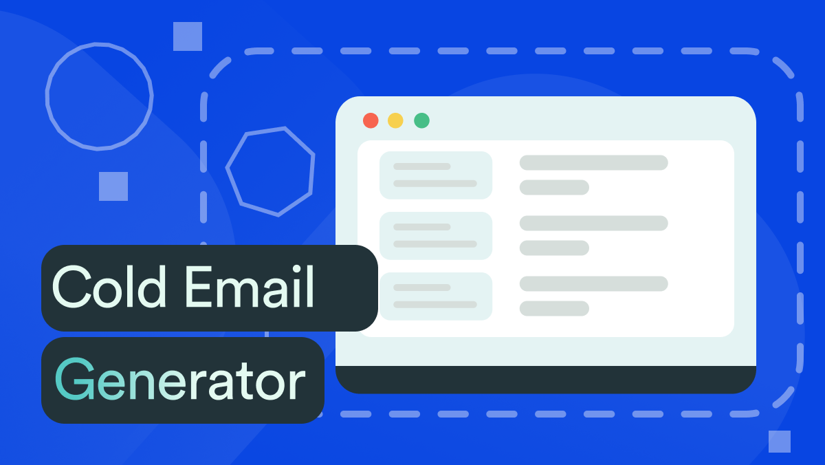 Free Cold Email Generator: Create Personalized Emails With AI