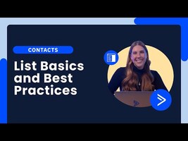 ActiveCampaign Lists 101 - A guide to managing lists and best practices