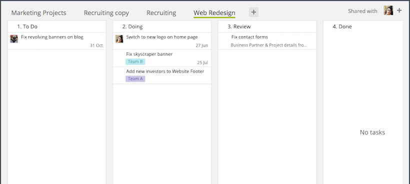 How to Create a Kanban Board in Wrike Using Custom Statuses & Dashboard Widgets