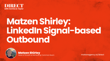 Matzen Shirley: LinkedIn Signal-based Outbound