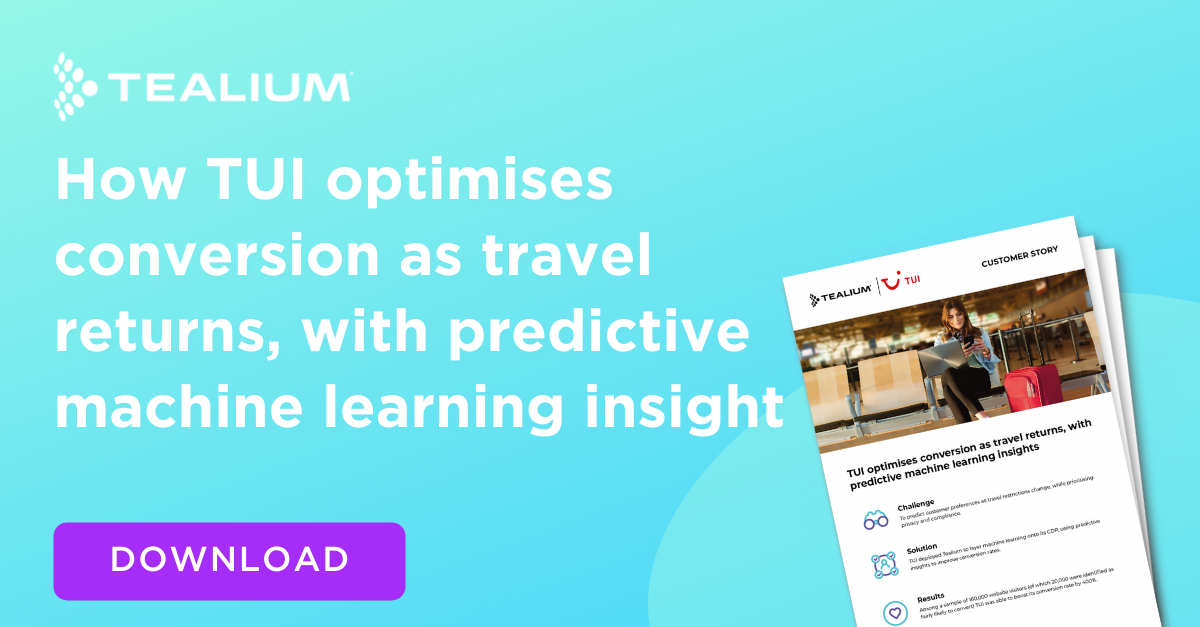 How TUI optimises conversion as travel returns, with predictive machine learning insights