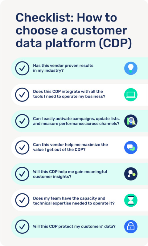 Checklist: How to choose a customer data platform (CDP)