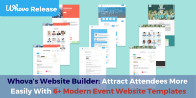 Whova's Website Builder: Attract Attendees More Easily With 6+ Modern Event Website Templates