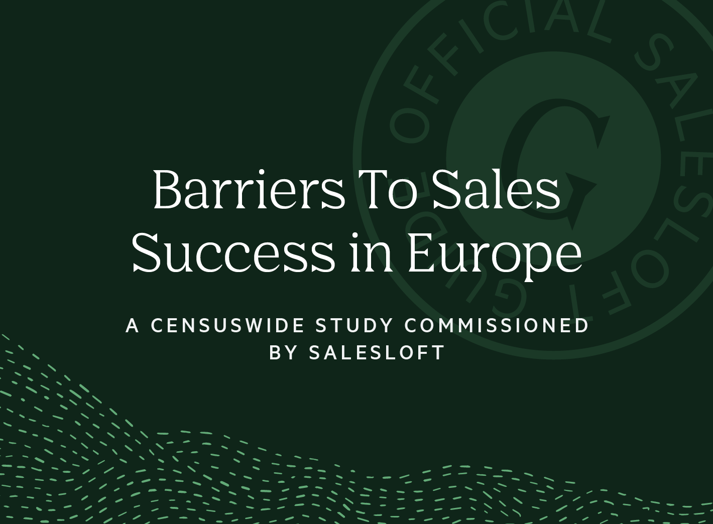 Censuswide Study: Barriers To Sales Success in Europe