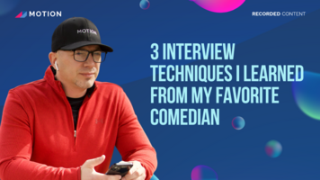 3 interview techniques I learned from my favorite comedian with Tristan Pelligrino