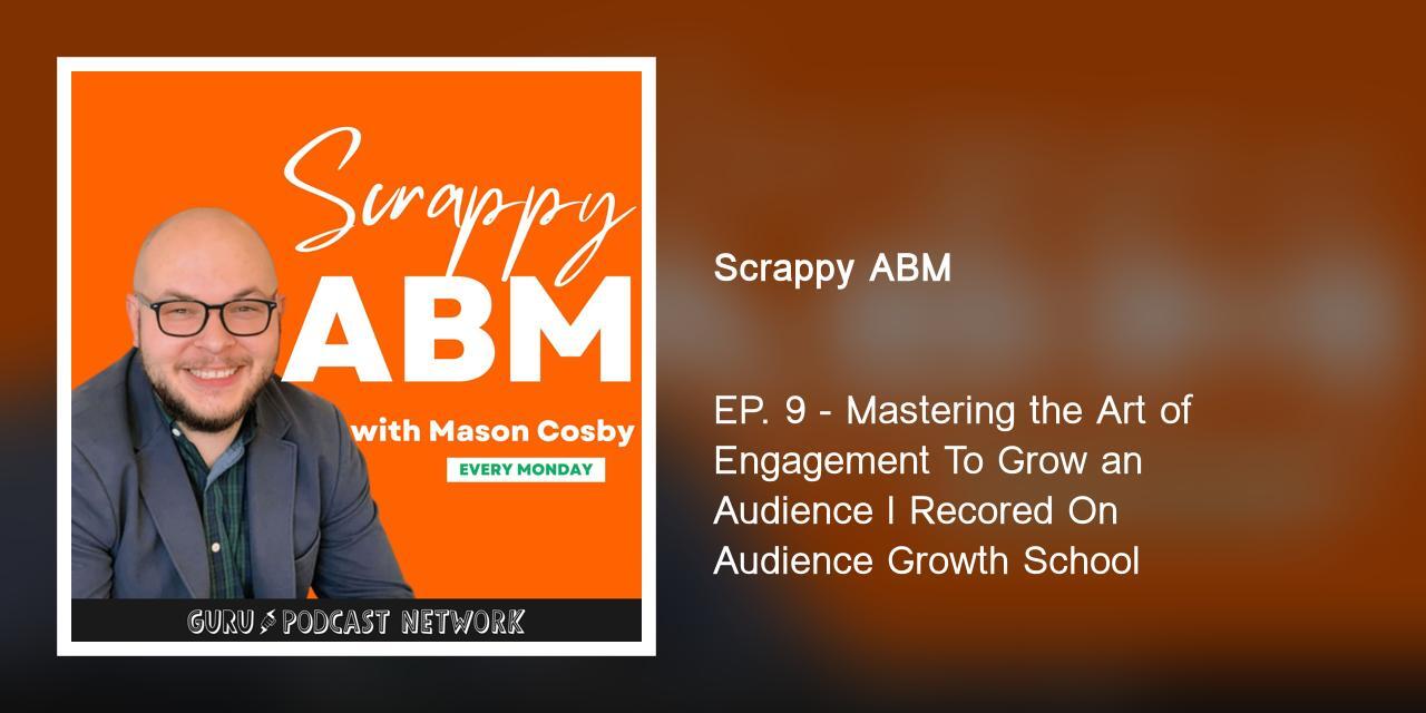 Mastering the Art of Engagement To Grow an Audience l Recored On Audience Growth School