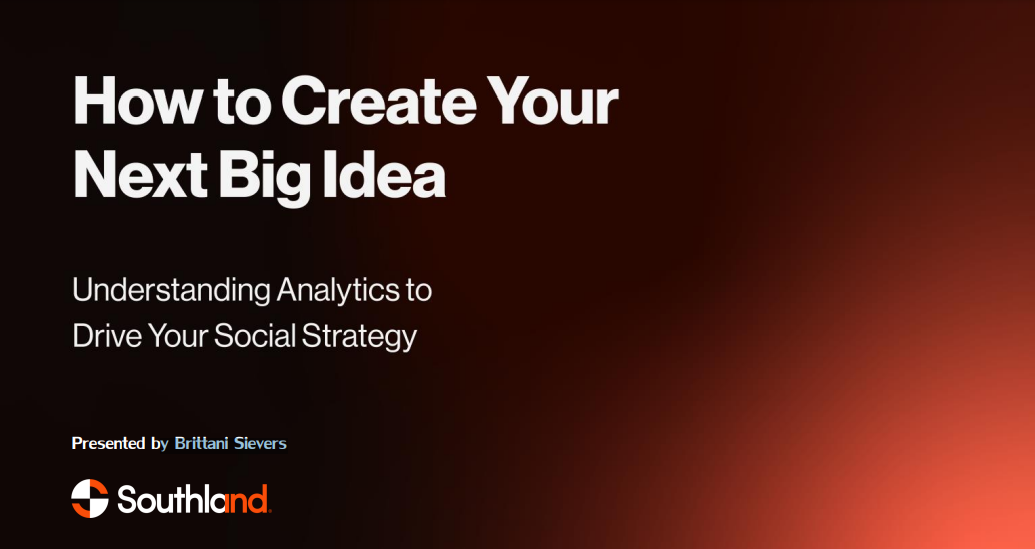 How to Create Your Next Big Idea