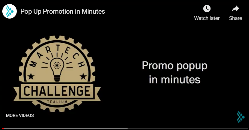 Pop Up Promotion in Minutes