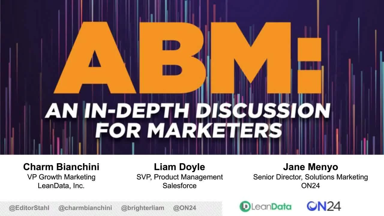 ABM: An In-Depth Discussion for Marketers - LeanData