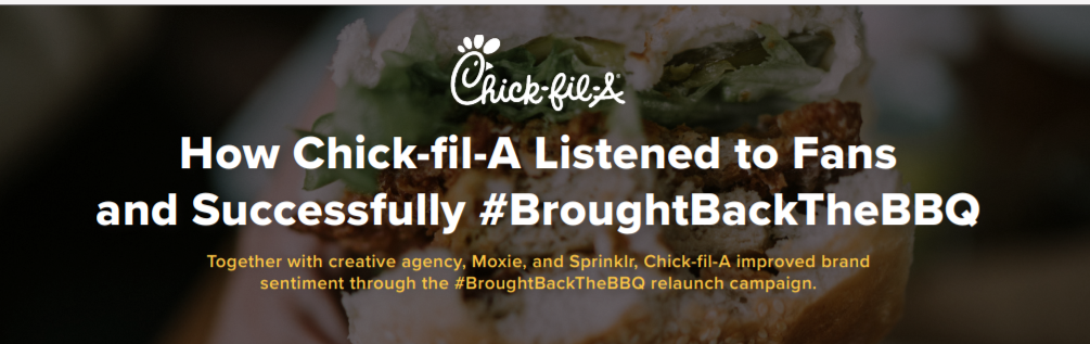 How Chick-fil-A Listened to Fans and Successfully #BroughtBackTheBBQ