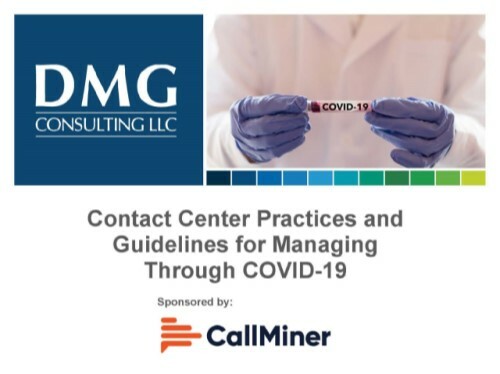 Contact Center Practices and Guidelines for Managing Through COVID-19