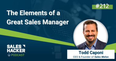 The Elements of a Great Sales Manager