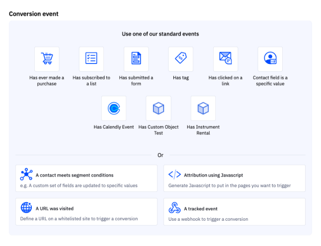 Measuring Automations with Conversions and Business Goals