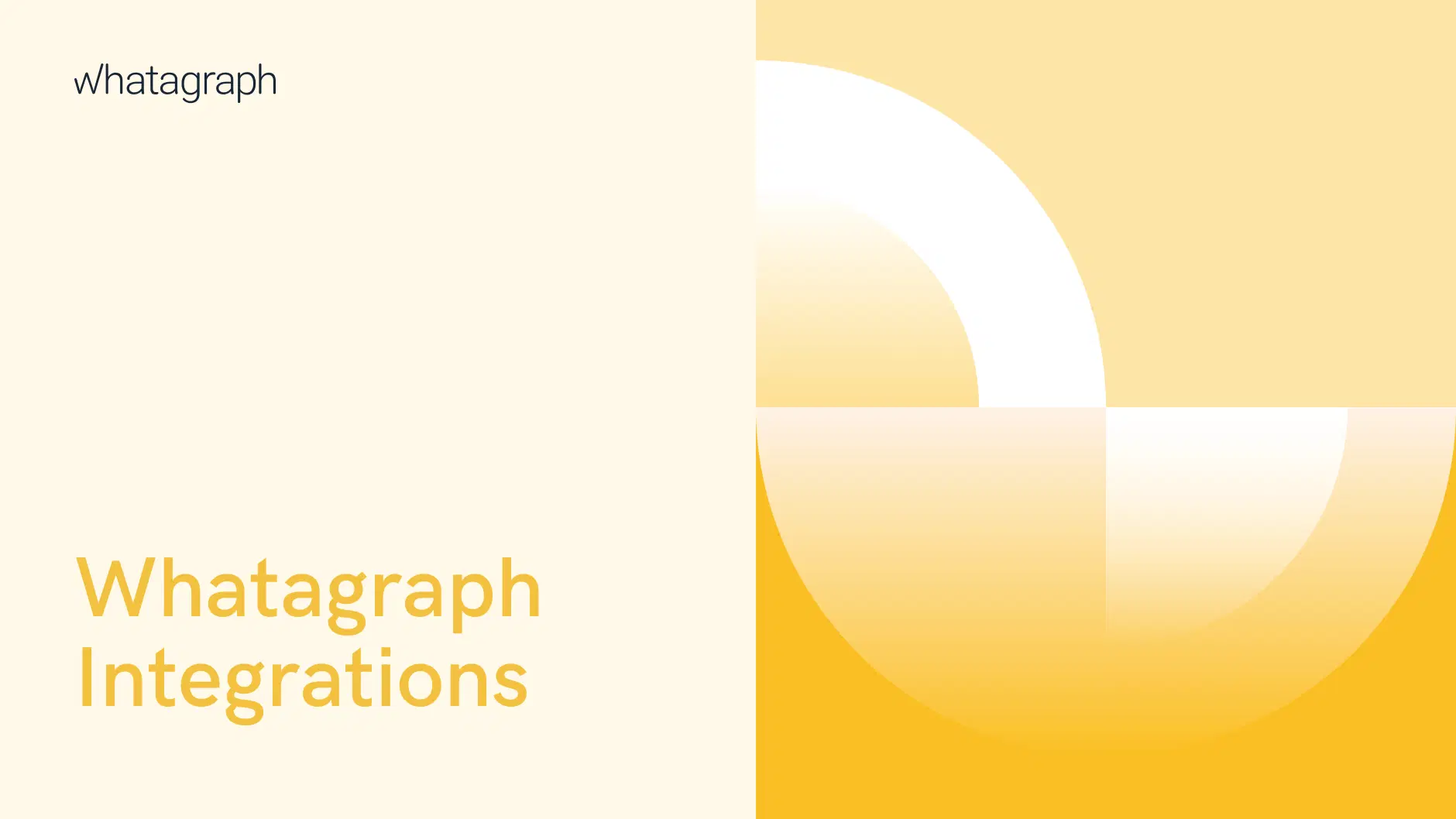 Whatagraph Integrations