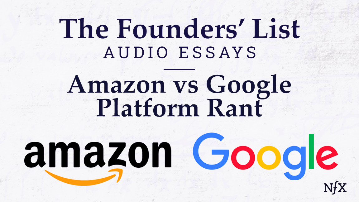 The Founders' List: Steve Yegge's Famous Rant on 'Google vs Amazon' (Famous Memos)