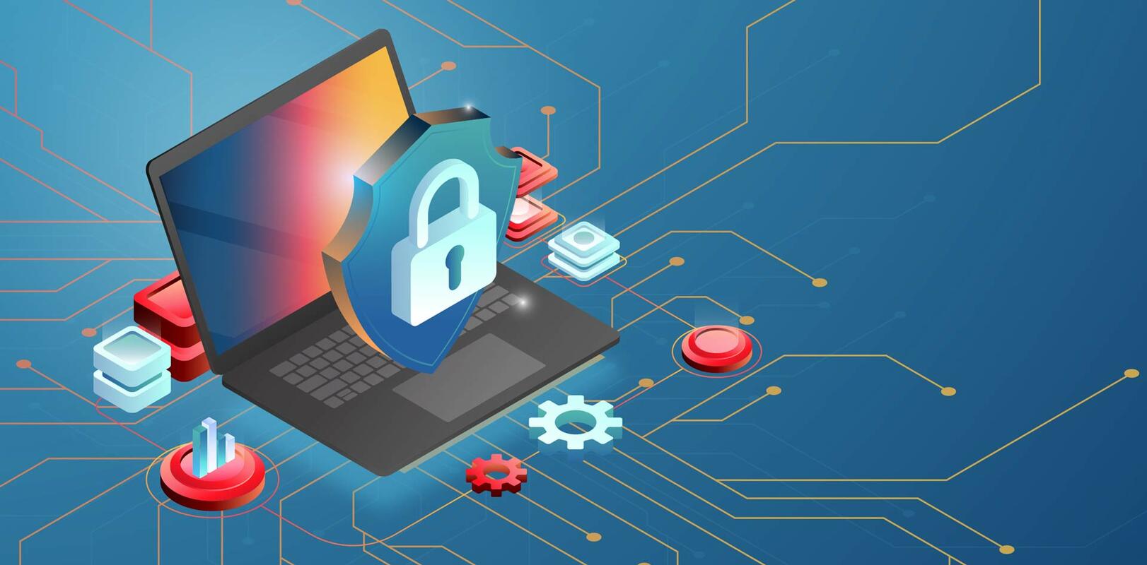 Why is cybersecurity essential when hosting a virtual event?