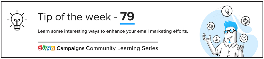 Tip of the week 79 - Five tips to write an engaging welcome email