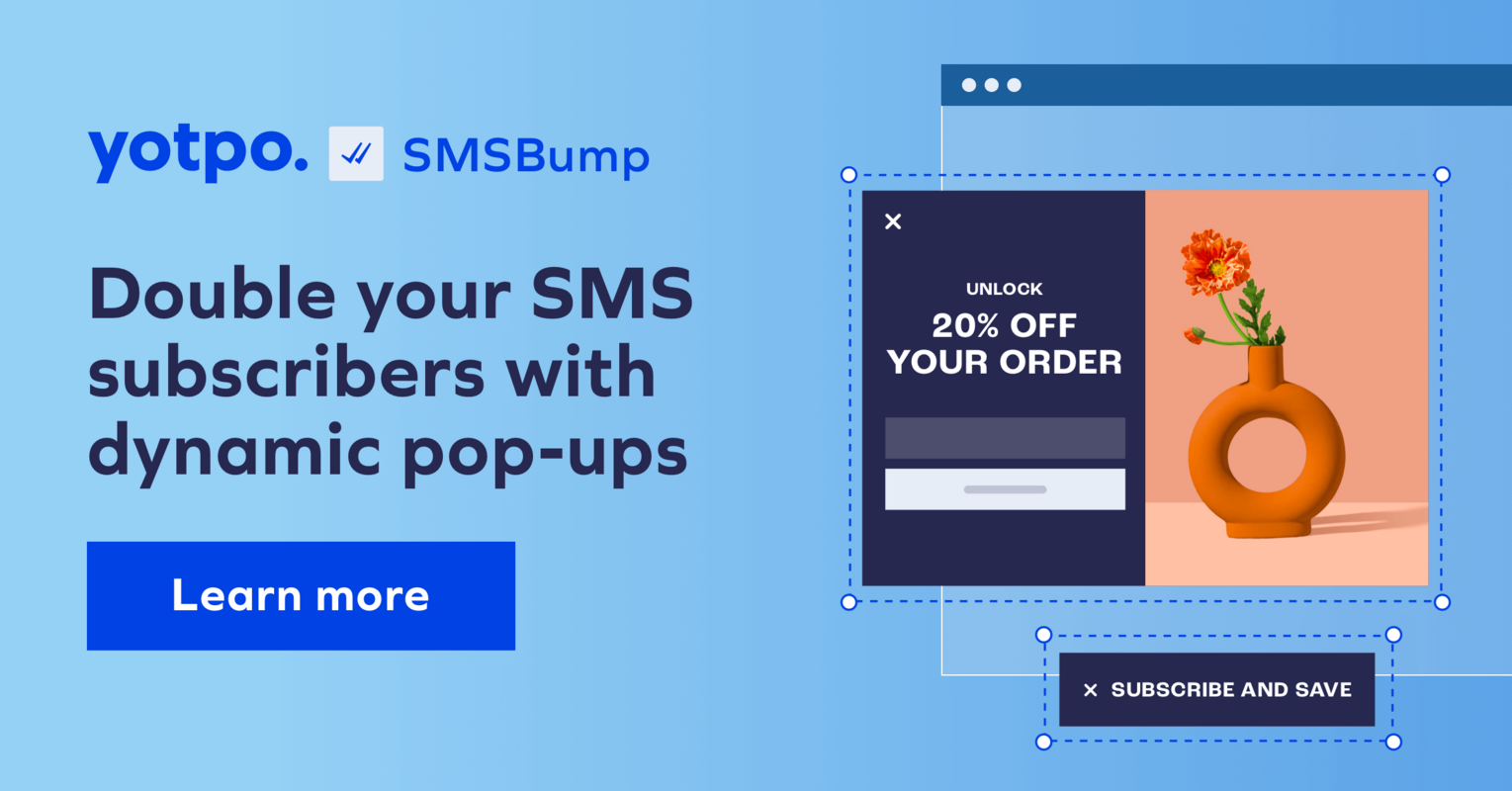 Collect More SMS and Email Subscribers With On-Site Pop-Ups