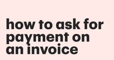 How to professionally ask for invoice payment