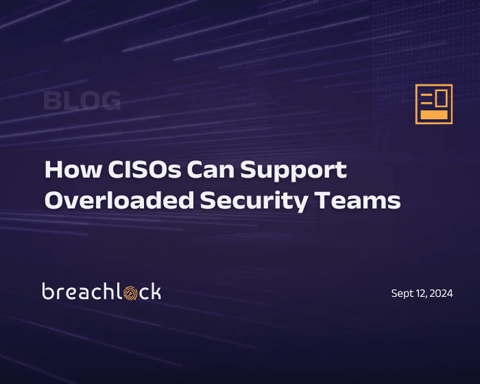 How CISOs Can Support Overloaded Security Teams