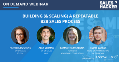 Building (& Scaling) a Repeatable B2B Sales Process