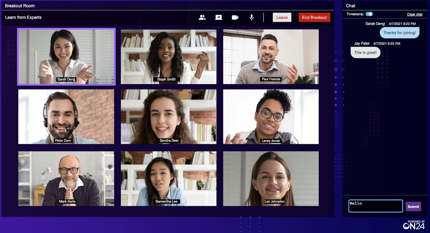 Announcing ON24 Breakouts | ON24 Blog