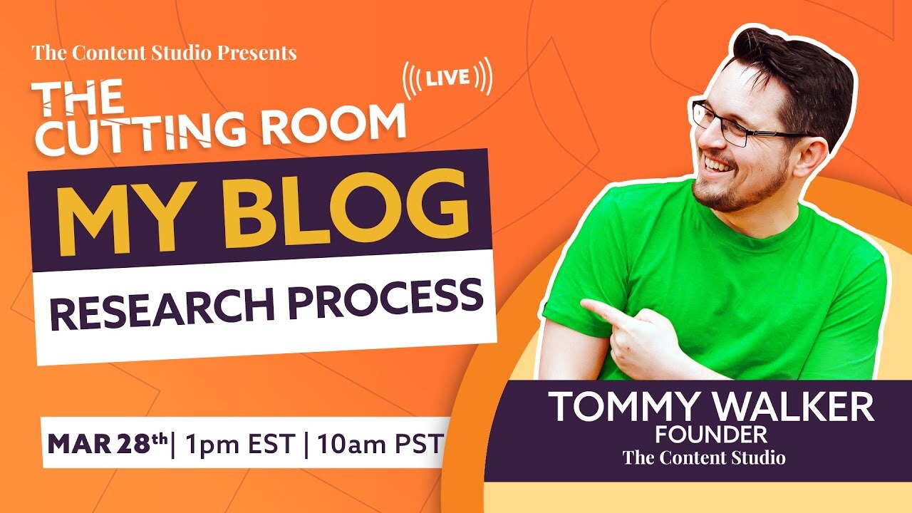 The EXACT Blog Research Process I've Used To Generate Millions of Visitors for Iconic Brands