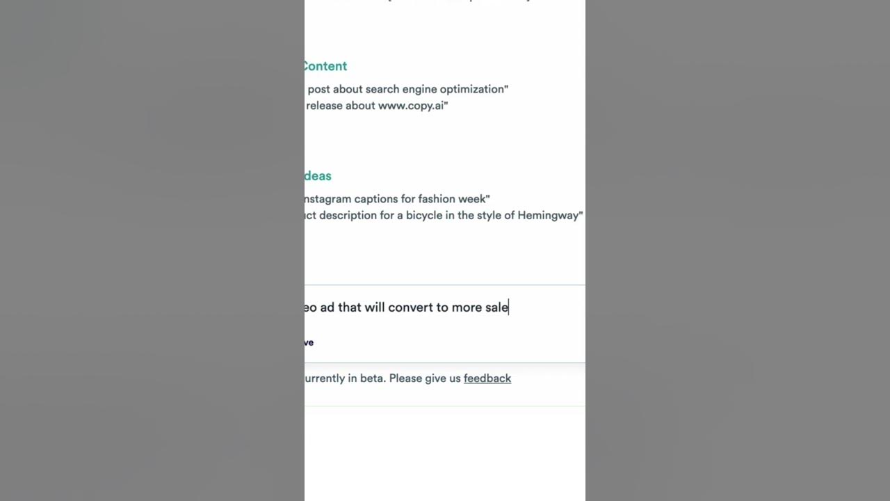 How to Improve Your Prompts with Copy.ai