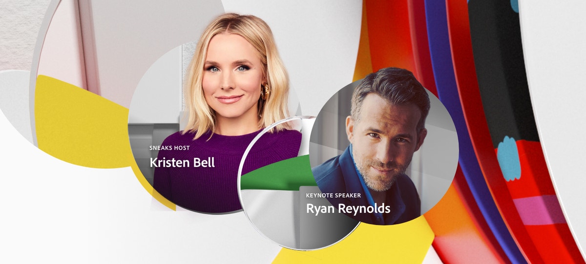 Ryan Reynolds, Kristen Bell, and more join the Adobe Summit lineup