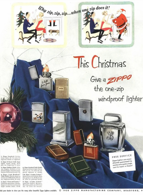 Zippo Christmas Ad - Swipe File