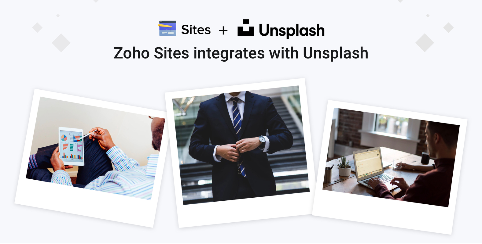 Unsplash- free stock image integration for Zoho Sites