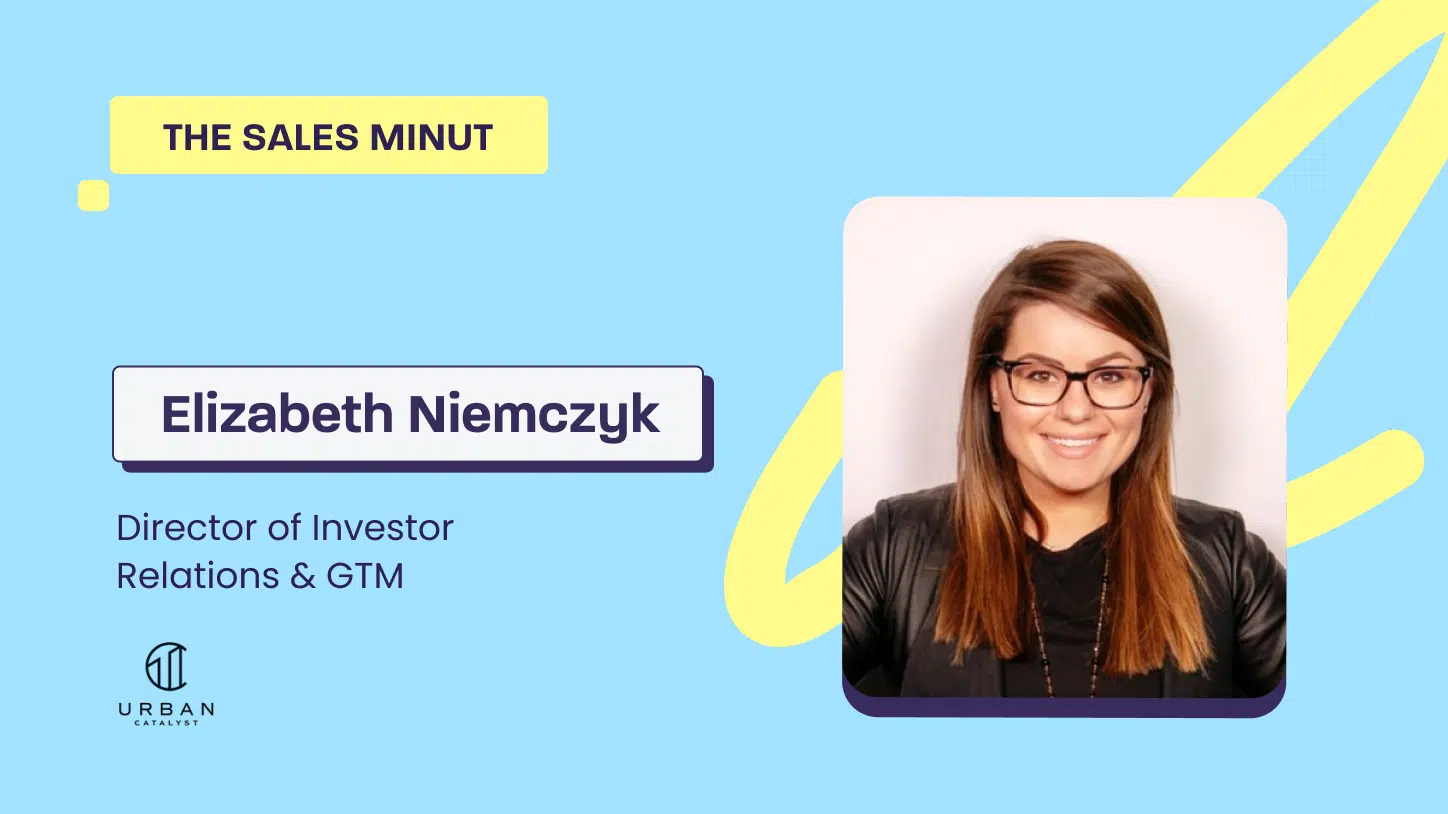 The Sales MiNUT- Elizabeth Niemczyk, Urban Catalyst