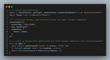 Announcing @storyblok/react