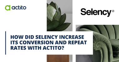 How did Selency increase its conversion and repeat rates with Actito?