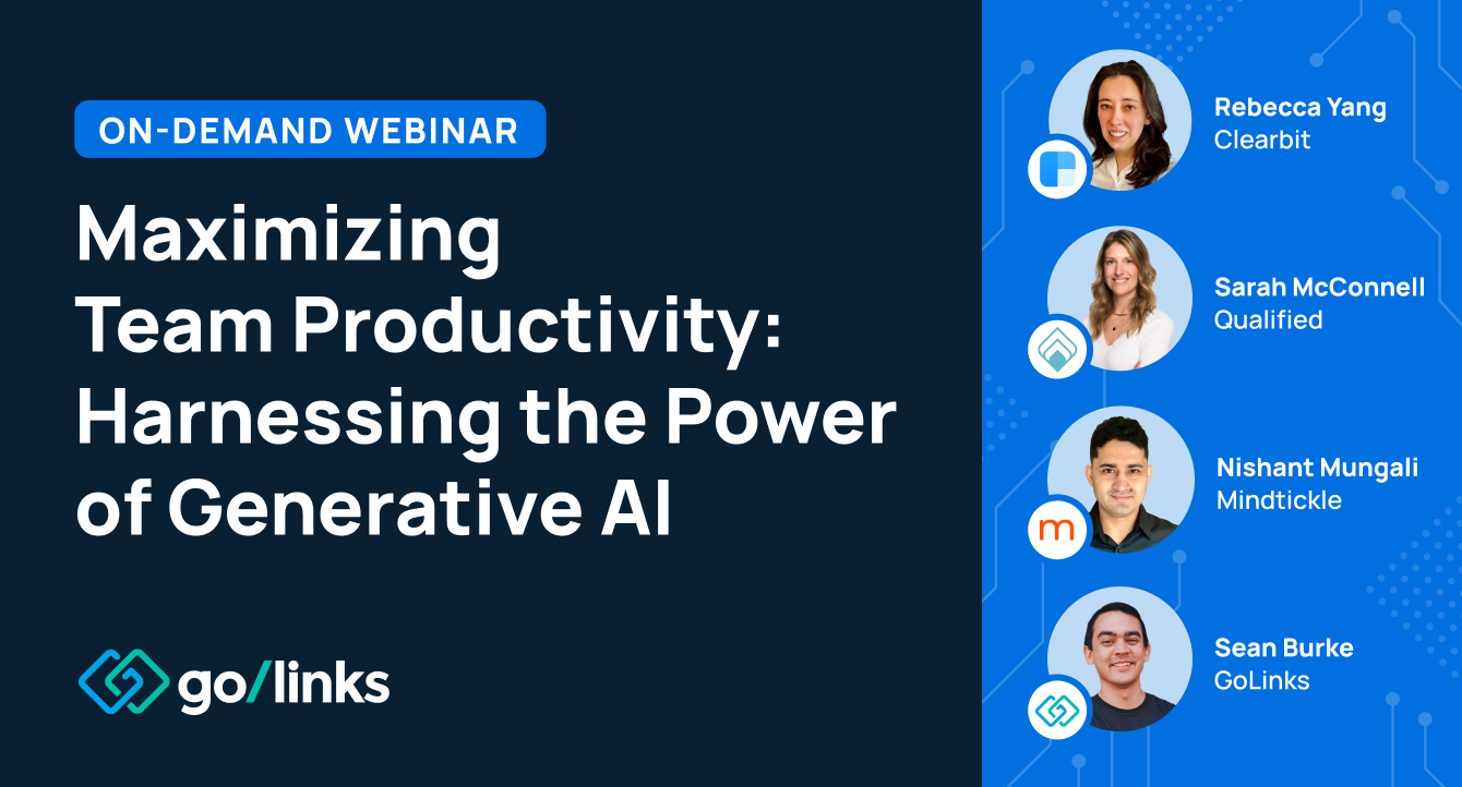 Harnessing the Power of Generative AI for Productivity: Webinar Recap