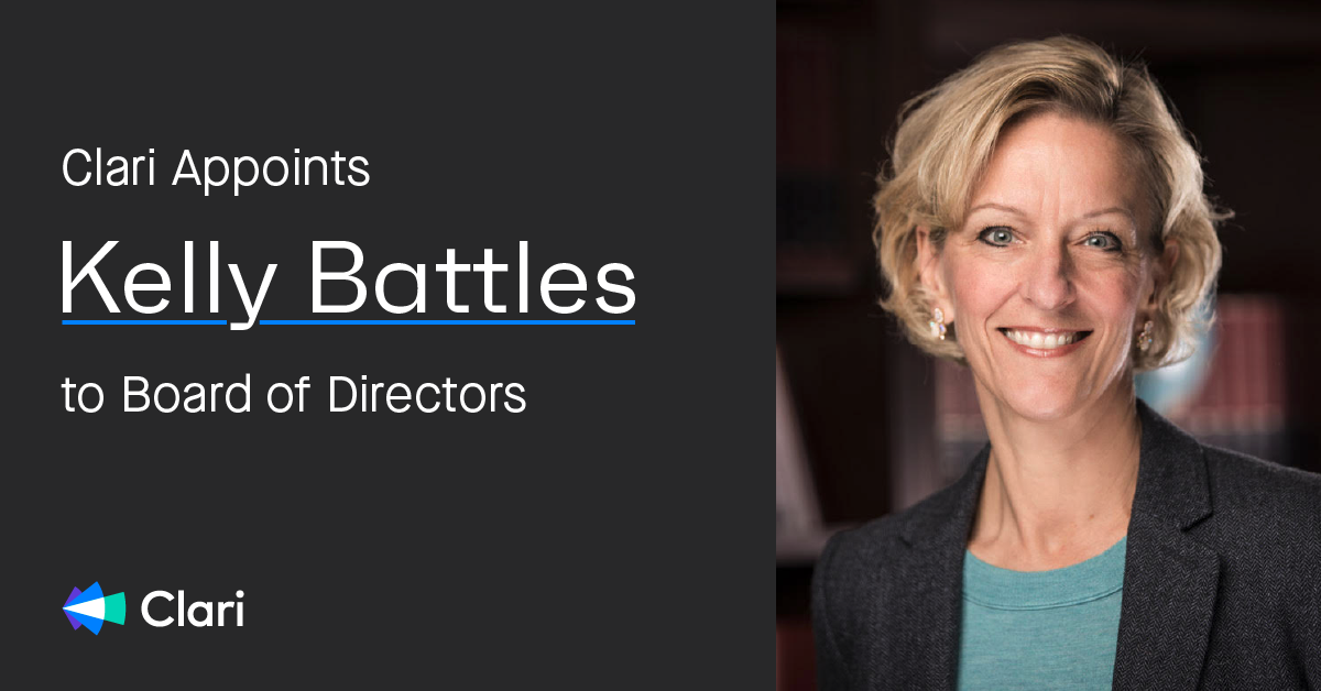 Clari Welcomes Kelly Battles to Board of Directors