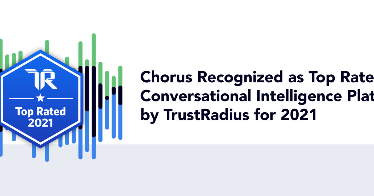 Chorus Recognized as Top Rated Conversational...