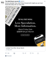 Wall Street Journal Twitter Ad - Swipe File
