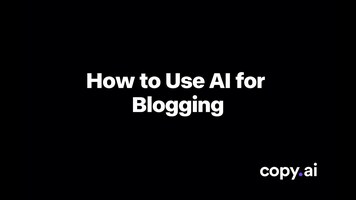 How to Use AI for Blogging