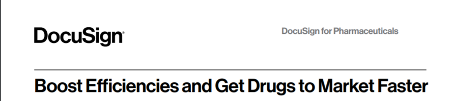 Boost Efficiencies and Get Drugs to Market Faster