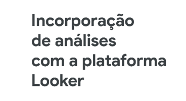 Visão geral: Incorporação de análises com a plataforma Looker