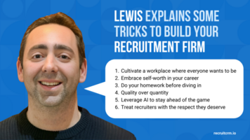 Lewis Maleh's playbook for building a successful recruitment firm